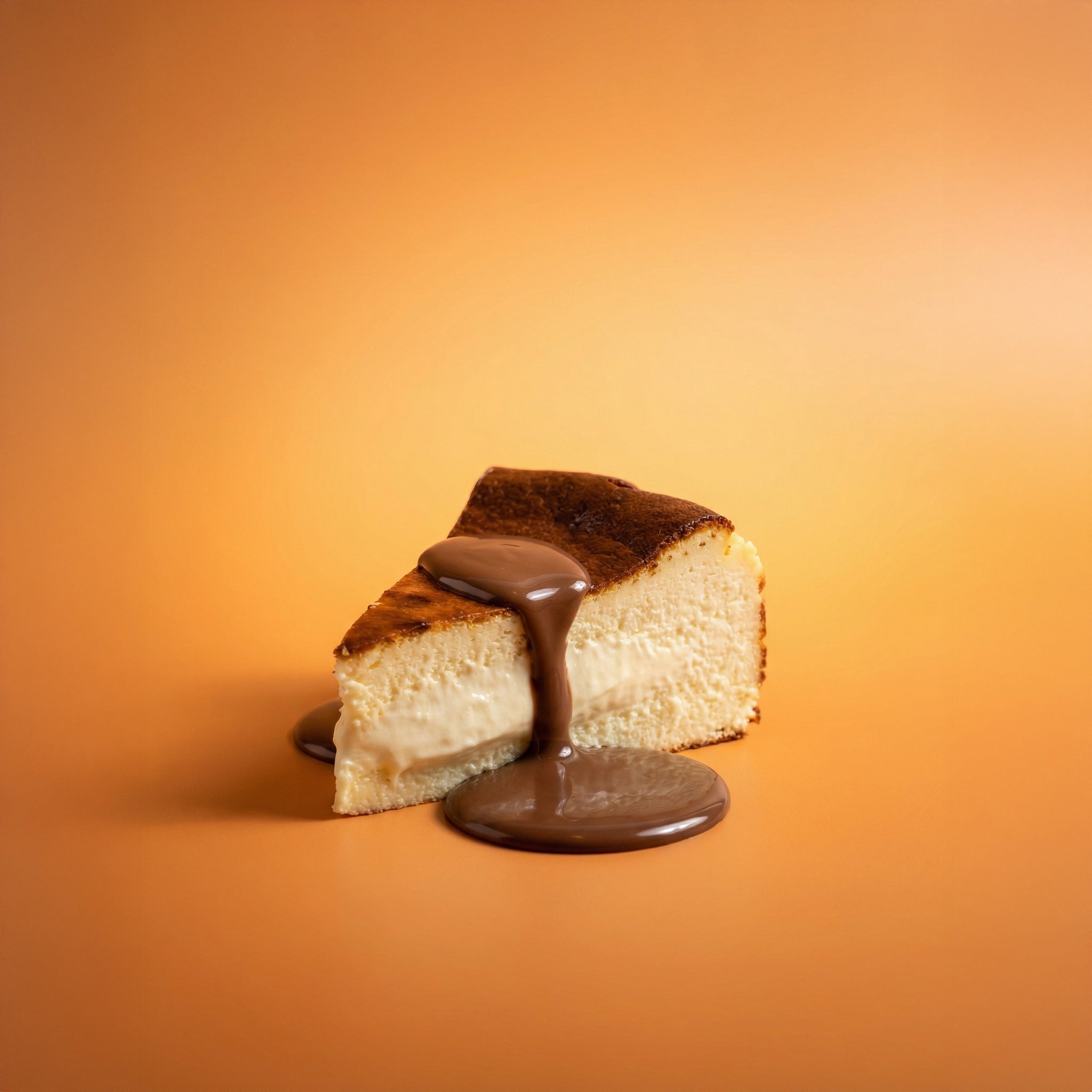 Chocolate san sebastian cheesecake