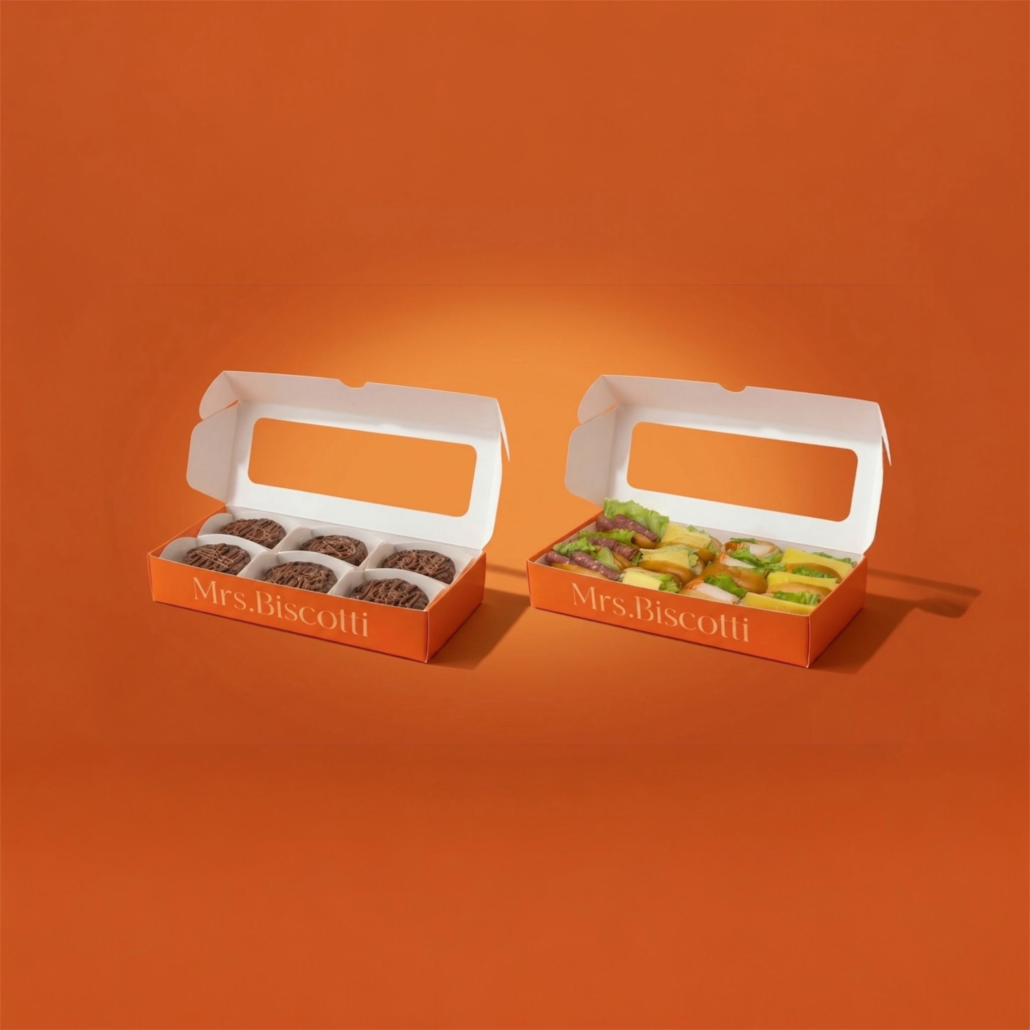 Mini Sandwiches (12 Piece) & Cookies (6 Cookies)