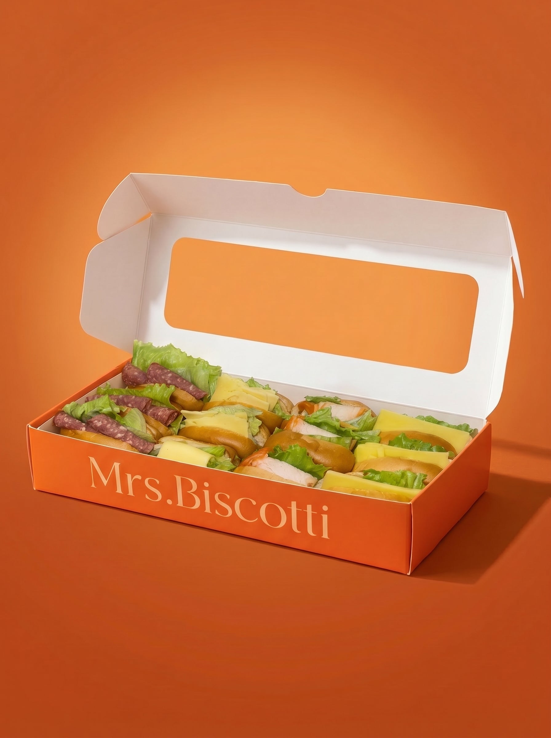 Classic mini sandwiches box (12pcs)