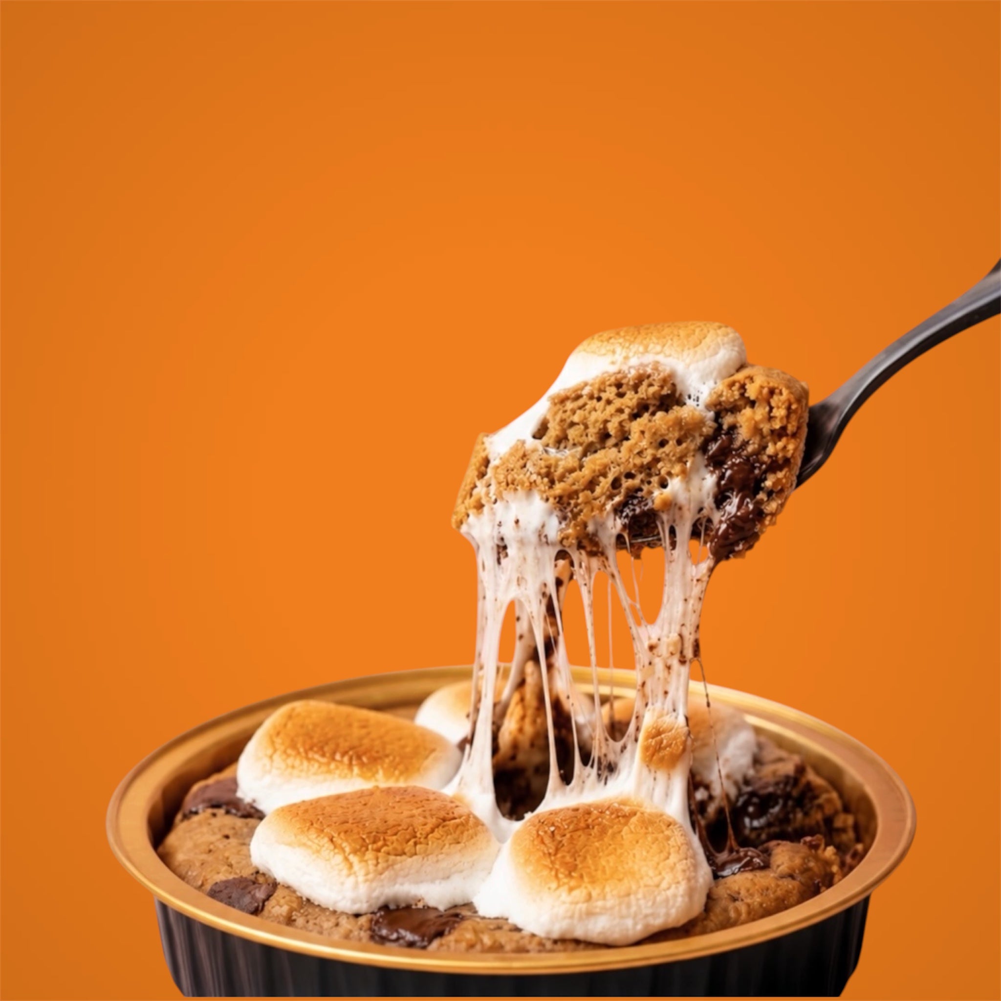 Marshmallow Molten Brownie