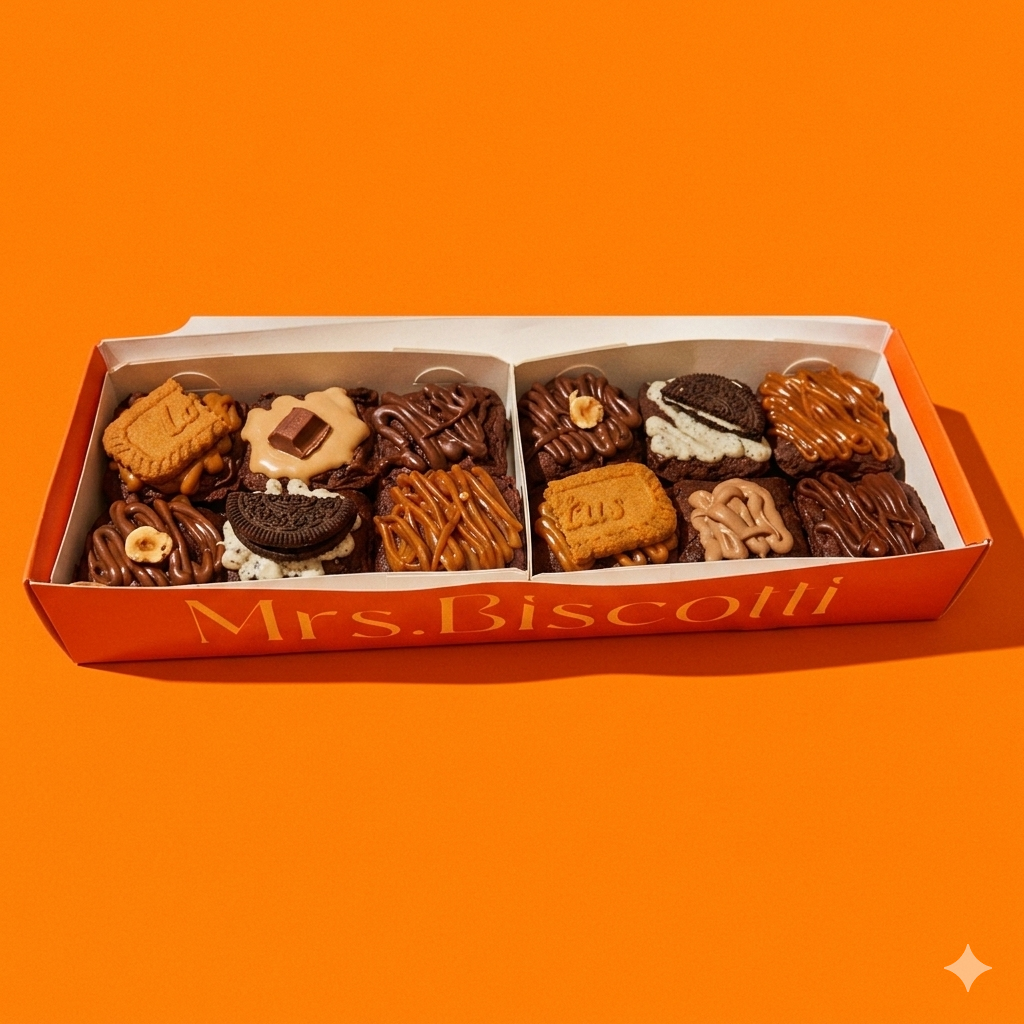 Mini brownies (12 pcs)