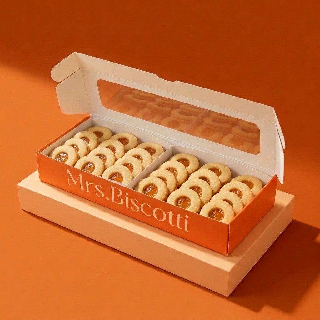 Sablé box (apricot jam)