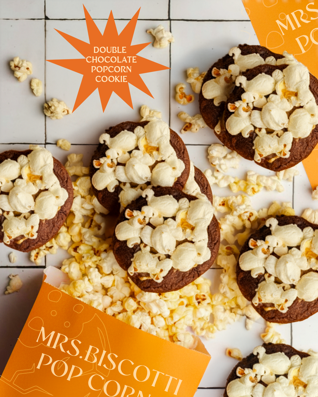 Double Chocolate Pop Corn cookie